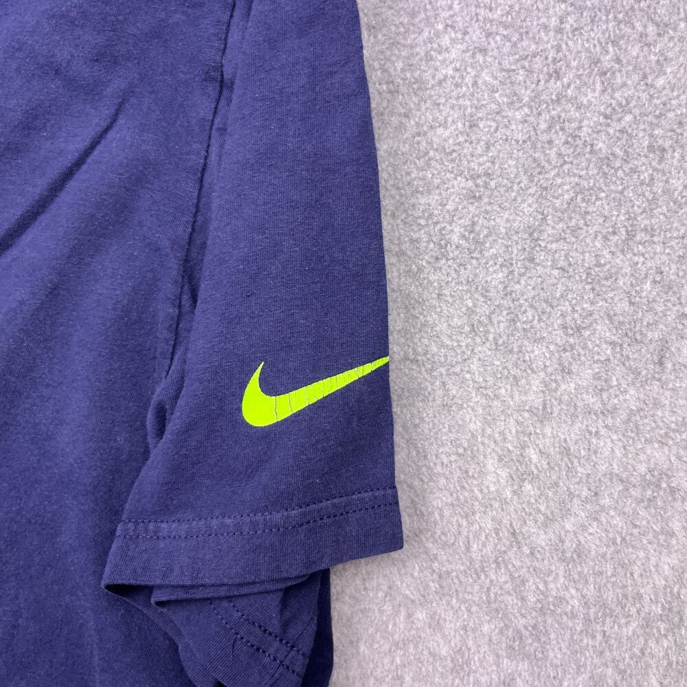 Nike Seattle Seahawks T-Shirt Mens XL Blue Cotton Football NFL Short Sleeve - Picture 9 of 9